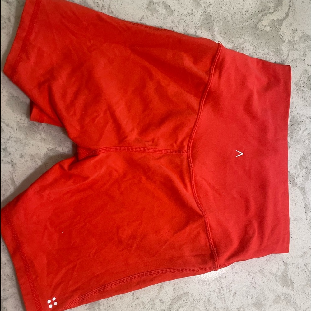ACTA ORANGE BIKER SHORTS
